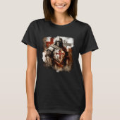 Catholic Templar Knights Medieval T-Shirt (Vorderseite)
