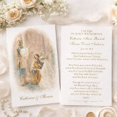 Catholic Wedding Prayer Card Betrothal 