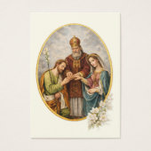 Catholic Wedding Prayer Card Betrothal  (Vorderseite)
