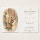 Catholic Wedding Prayer Card Betrothal (Vorne & Hinten)