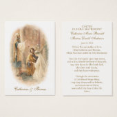 Catholic Wedding Prayer Card Betrothal  (Vorne & Hinten)