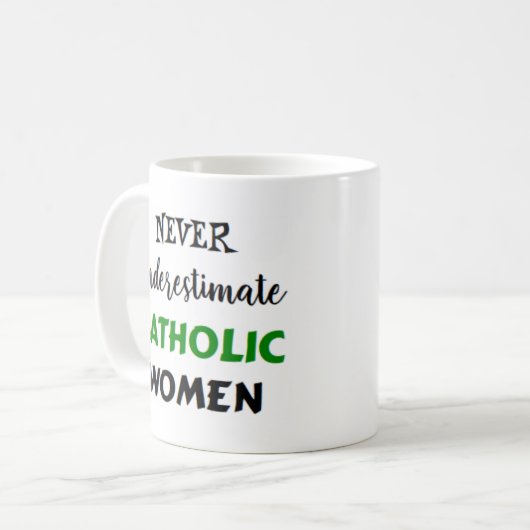 catholic women kaffeetasse (Vorderseite Links)