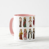 Catholic Women Saint Coffee Tasse, 11 oz Tasse (Vorderseite Links)