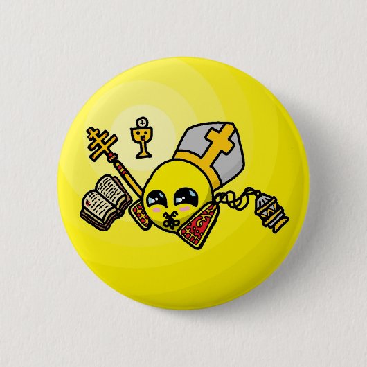 Catholicball Button (Vorderseite)