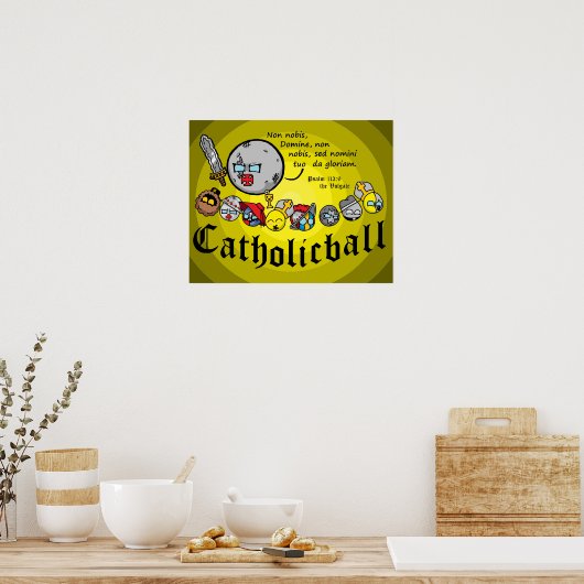 Catholicball Poster (Küche)