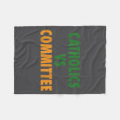 Catholics Vs Committees  Fleecedecke (Vorderseite (Horizontal))