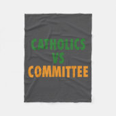 Catholics Vs Committees  Fleecedecke (Vorderseite)