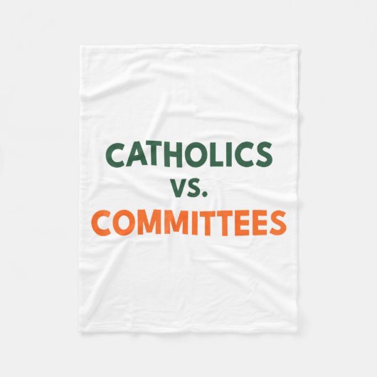 Catholics Vs Committees Fleecedecke (Vorderseite)