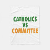 Catholics Vs Committees  Fleecedecke (Vorderseite)