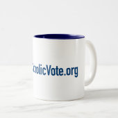 CatholicVote Tasse (VorderseiteRechts)
