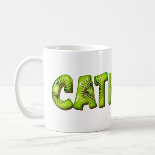 Cathrine Name Kiwi Style Tasse Kaffeetasse (Links)