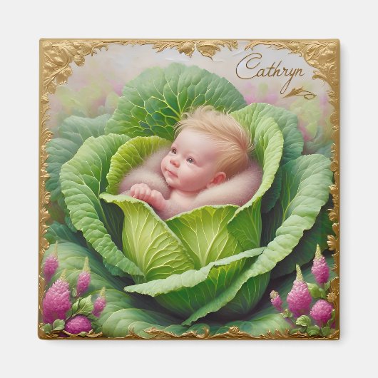 CATHRYN ~ In Cabbage Patch ~ Magnet (Vorne)