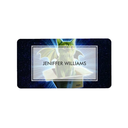 Cathulhu Adressaufkleber (Vorne)