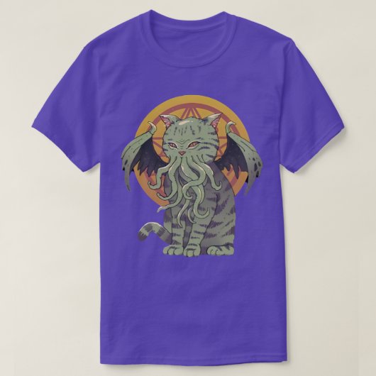 Cathulhu Cthulhu cat T-Shirt (Design vorne)