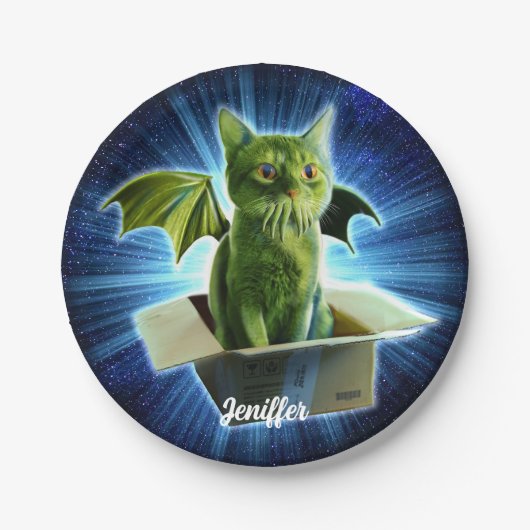 Cathulhu Pappteller (Vorderseite)