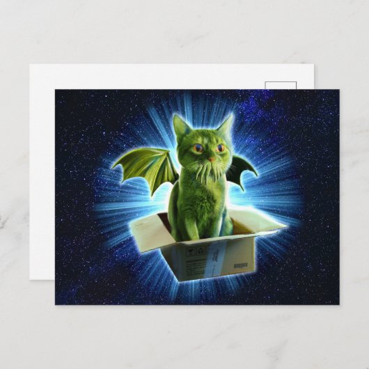 Cathulhu Postkarte (Vorne/Hinten)