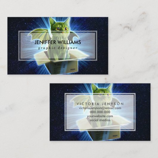 Cathulhu Visitenkarte (Vorne/Hinten)