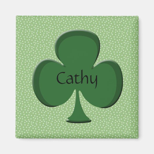 Cathy Kleeblatt Magnet (Vorne)