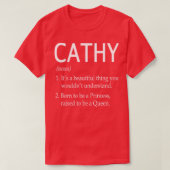 Cathy Name Gift T-Shirt (Design vorne)