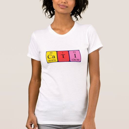 Cati Periodenname Shirt (Vorderseite)