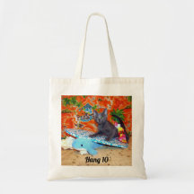 Catianas Surfabenteuer-Katze / Kitten Tote Bag
