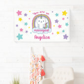 Caticorn | Banner | weiß (Insitu)