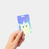 Caticorn  Birthday Favor Bags Ausweis (Handheld)