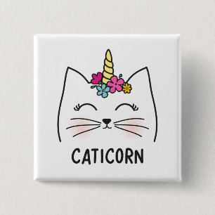 Caticorn Button