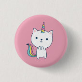 Caticorn | Button | Rosa (Vorderseite)
