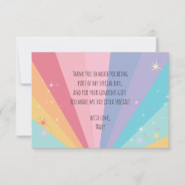 Caticorn Cat Meow-Gical Birthday Kid Dankeskarte