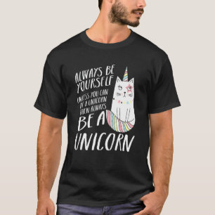 Caticorn Einhorn Katze Kittycorn Mädchen Frauen Re T-Shirt