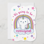 Caticorn | Einladung | flach (Rückseite)