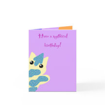 Caticorn Geburtstagskarte