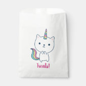Caticorn | Gefälligkeits-Tüte | Weiß Geschenktütchen (Vorderseite)