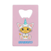 Caticorn Geldbeutel Flaschenöffner (Vorderseite)