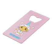 Caticorn Geldbeutel Flaschenöffner (Rückseite Schrägansicht)