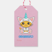 Caticorn Geschenkanhänger (Rückseite)