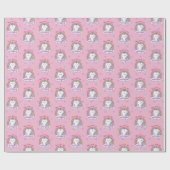 Caticorn | Geschenkpapier | Rosa (Flach)