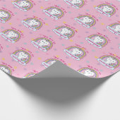 Caticorn | Geschenkpapier | Rosa (Ecke)