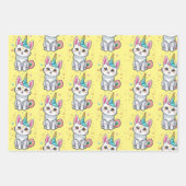 Caticorn Geschenkpapier Set (Vorderseite 3)