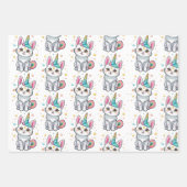 Caticorn Geschenkpapier Set (Vorderseite)