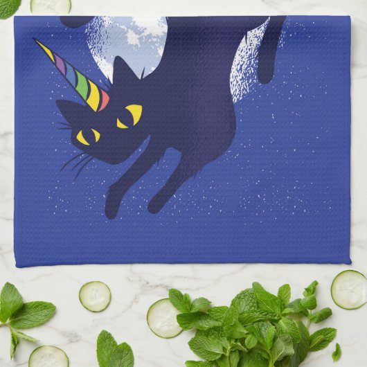 Caticorn Geschirrtuch (Gefaltet)