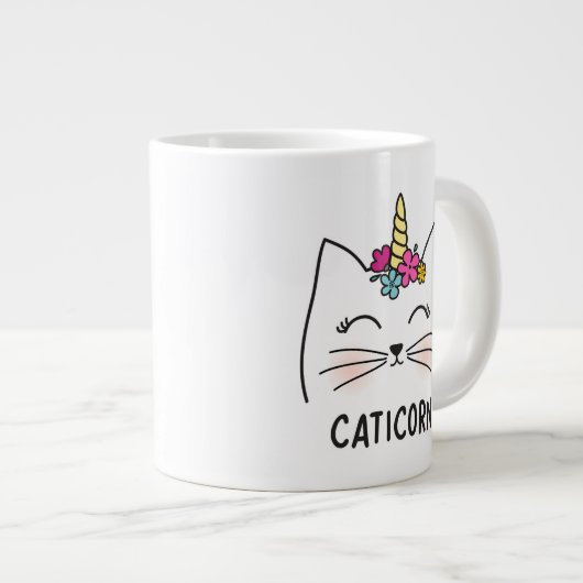 Caticorn Jumbo-Tasse (Vorderseite Rechts)