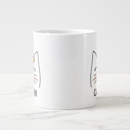 Caticorn Jumbo-Tasse (Vorderseite)