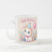 Caticorn Kawaii Birthday Mug Mattglastasse (Links)