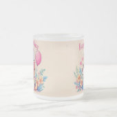 Caticorn Kawaii Birthday Mug Mattglastasse (Mittel)