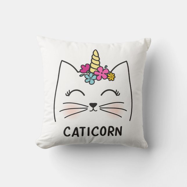 Caticorn Kissen (Vorderseite)