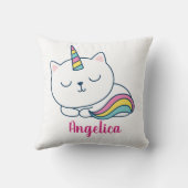 Caticorn | Kissen | weiß (Rückseite)