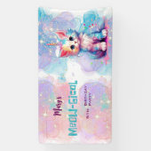 Caticorn Meow Gical Birthday Banner (Vertikal)