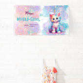 Caticorn Meow Gical Birthday Banner (InSitu)